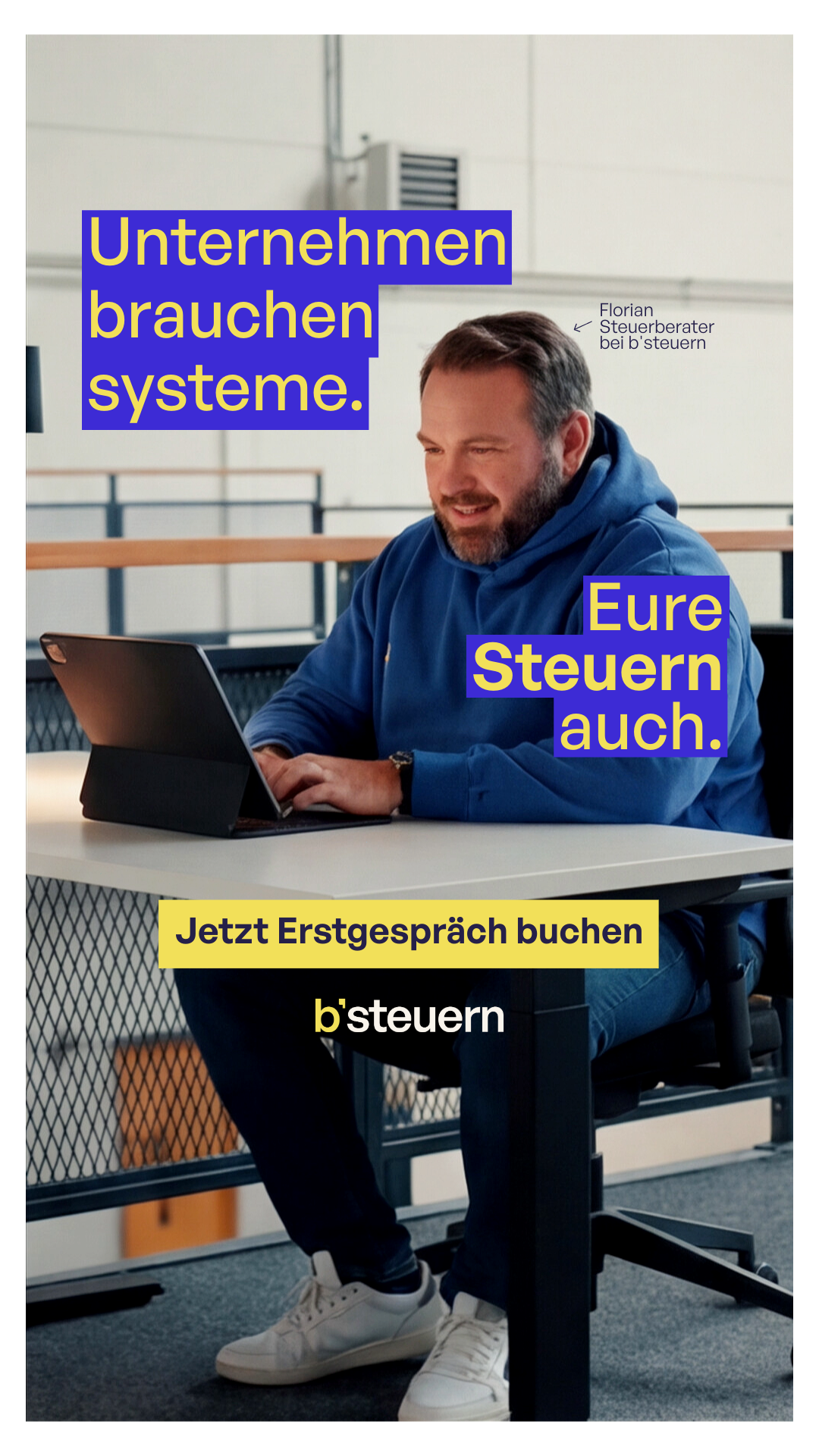 Bsteuern Facebook ad from Jun 16, 2026