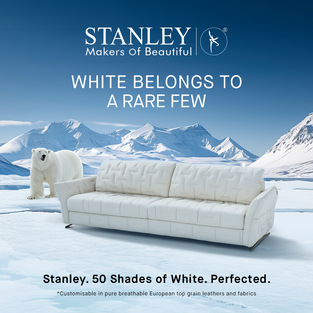 LoveStanley Facebook ad: Luxury Sofas Crafted in Pure White