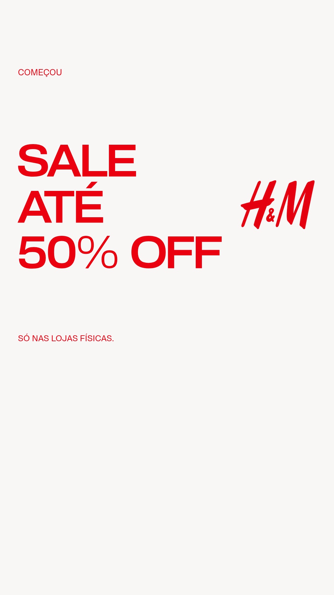H&M Facebook ad