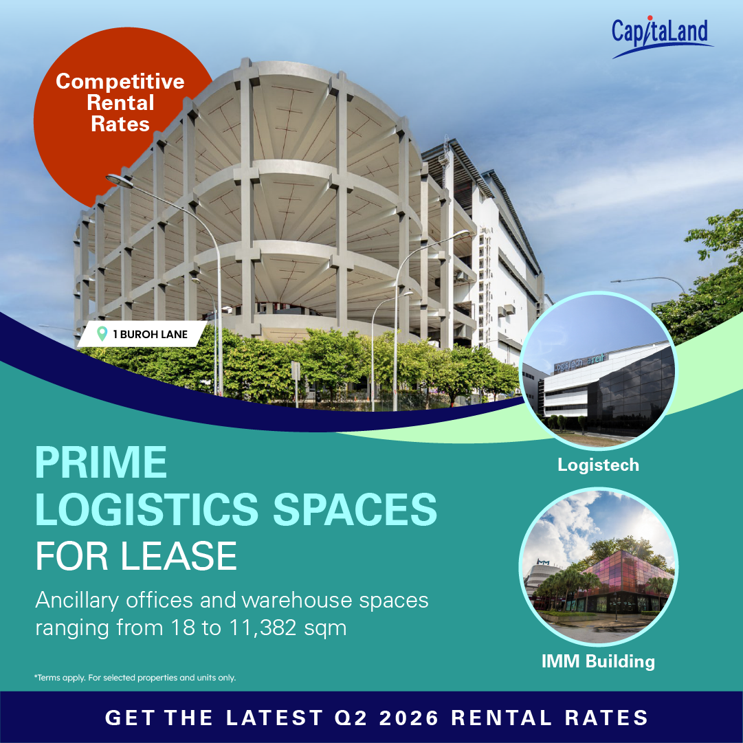 CapitaLand Facebook ad: Get Q2 2026 Rental Rates