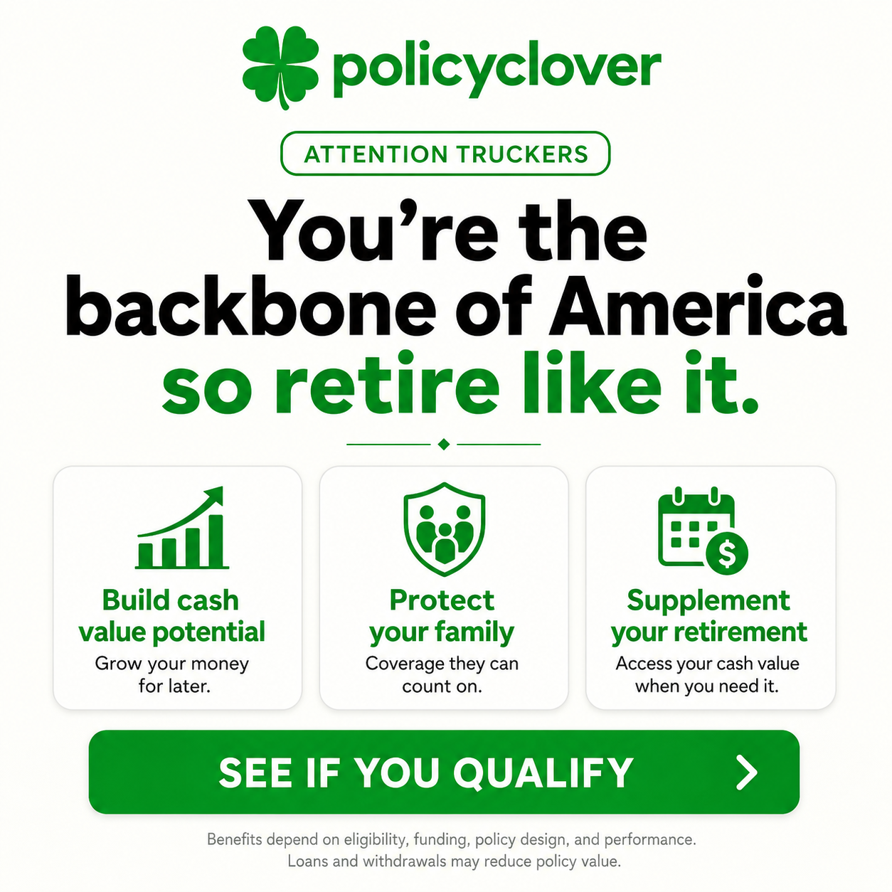 PolicyClover Facebook ad