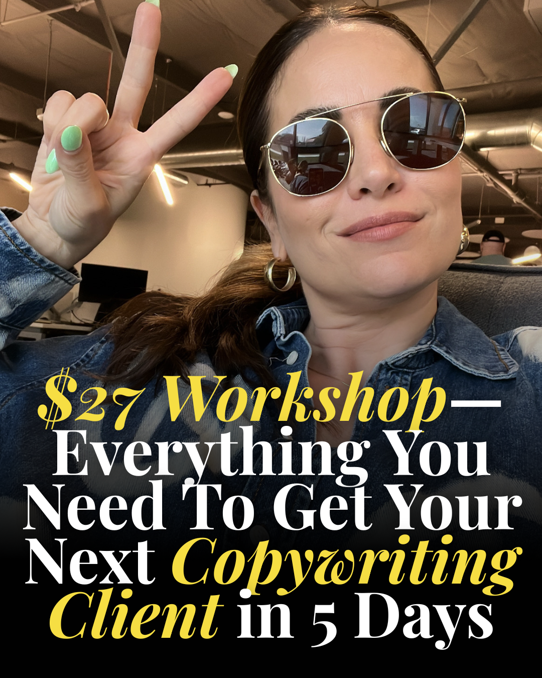 Alex Cattoni & The Copy Posse Facebook ad