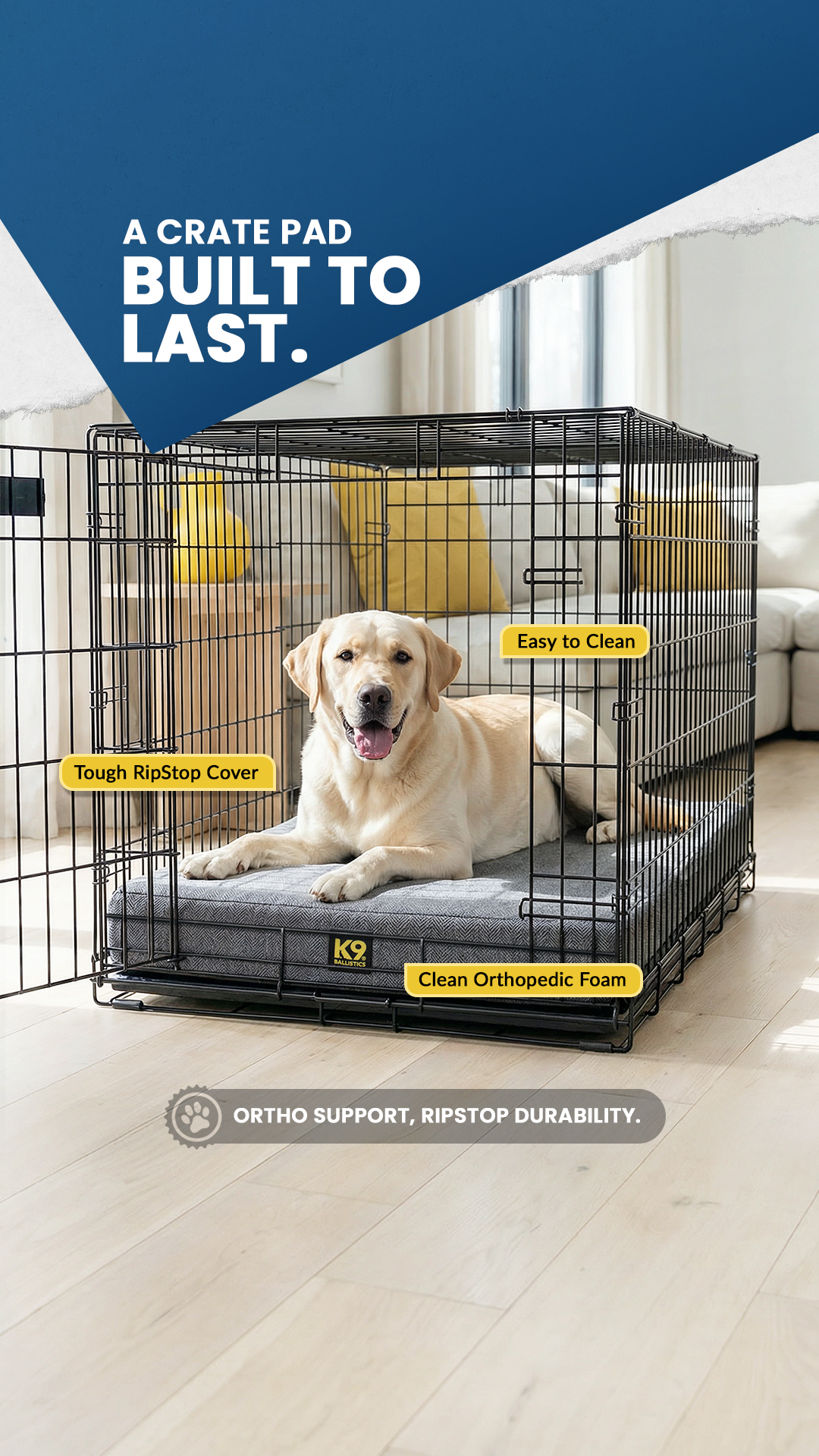 K9 Ballistics Dog Beds Facebook ad