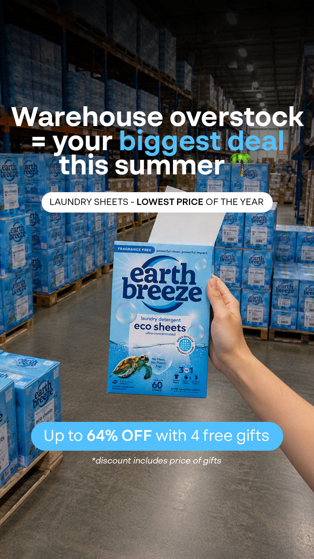 Earth Breeze Facebook ad