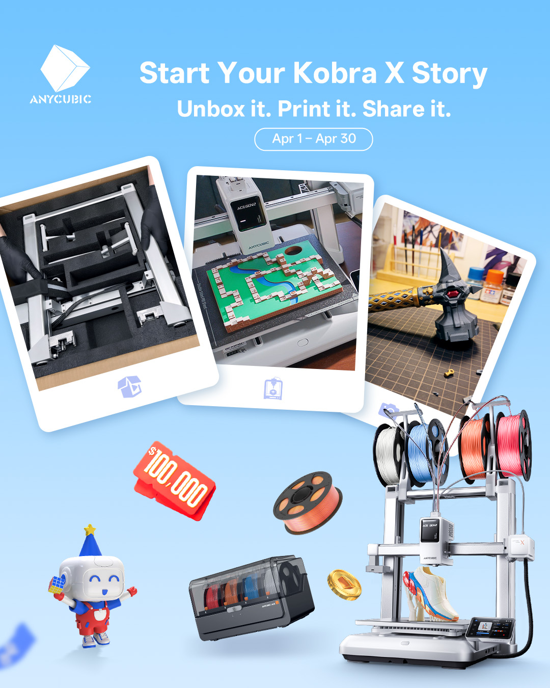 ANYCUBIC Facebook ad