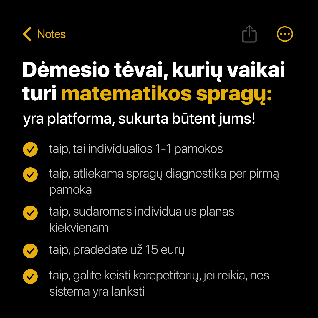 Matematikos Korepetitorė Justina Facebook ad