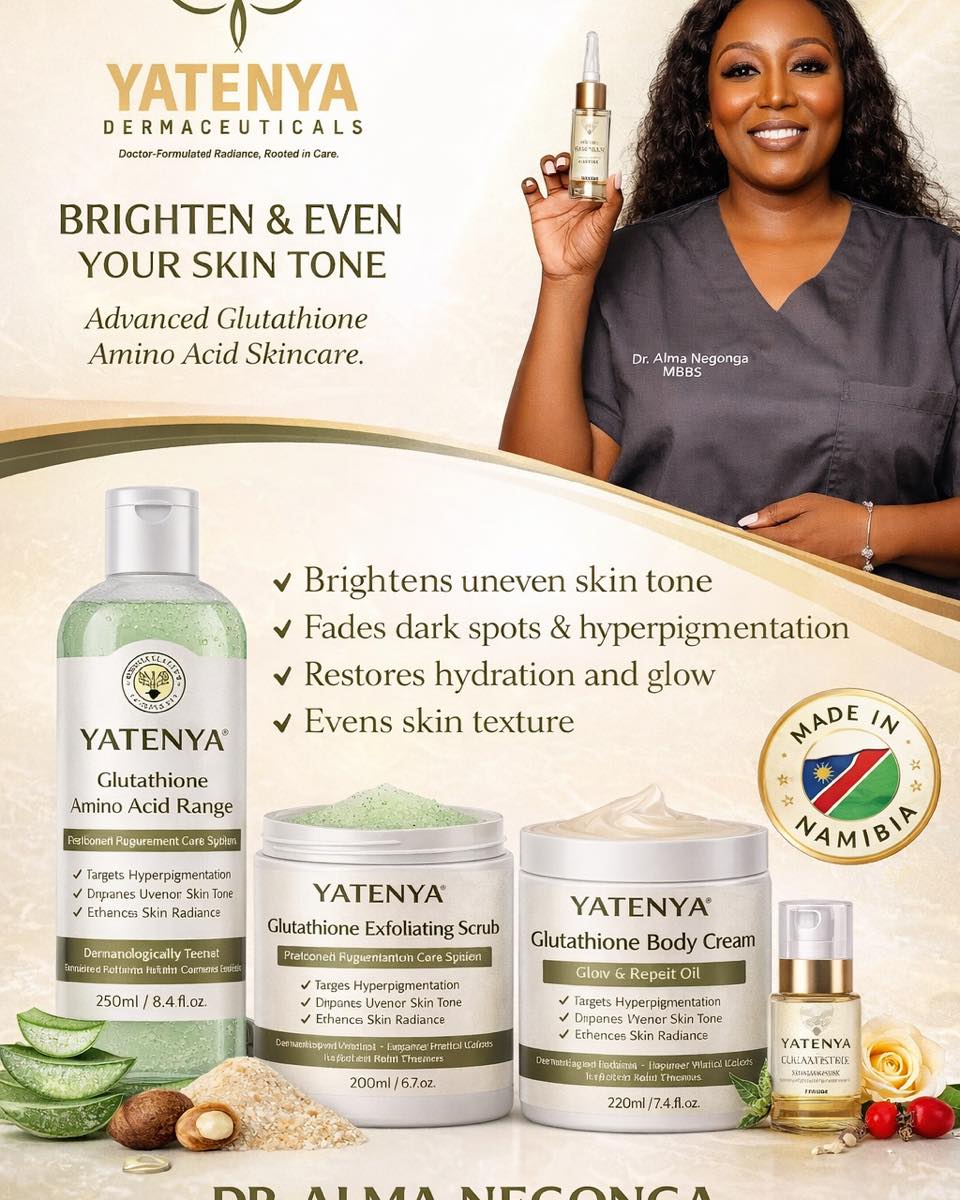YaTenya Medical Practice & Wellness Center Facebook ad: Brighten. Even. Glow.
