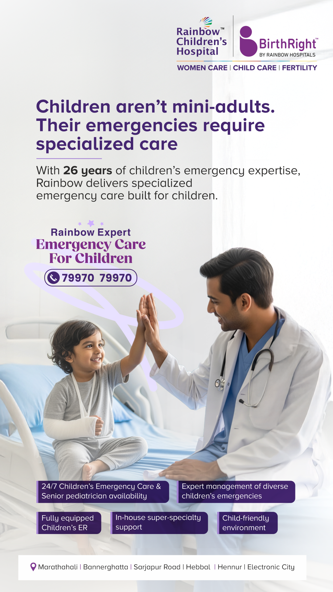 Rainbow Hospitals Facebook ad