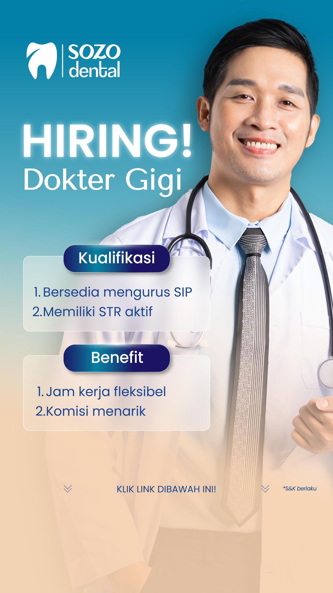 Sozo Dental Clinic - Hiring & Location Facebook ad