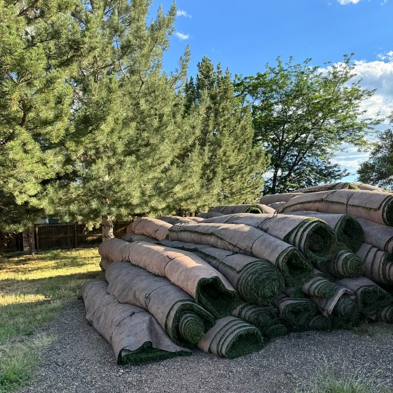 Sarah Miller Facebook ad: TURF! 1200lbs PER ROLL - GREAT CONDITION!