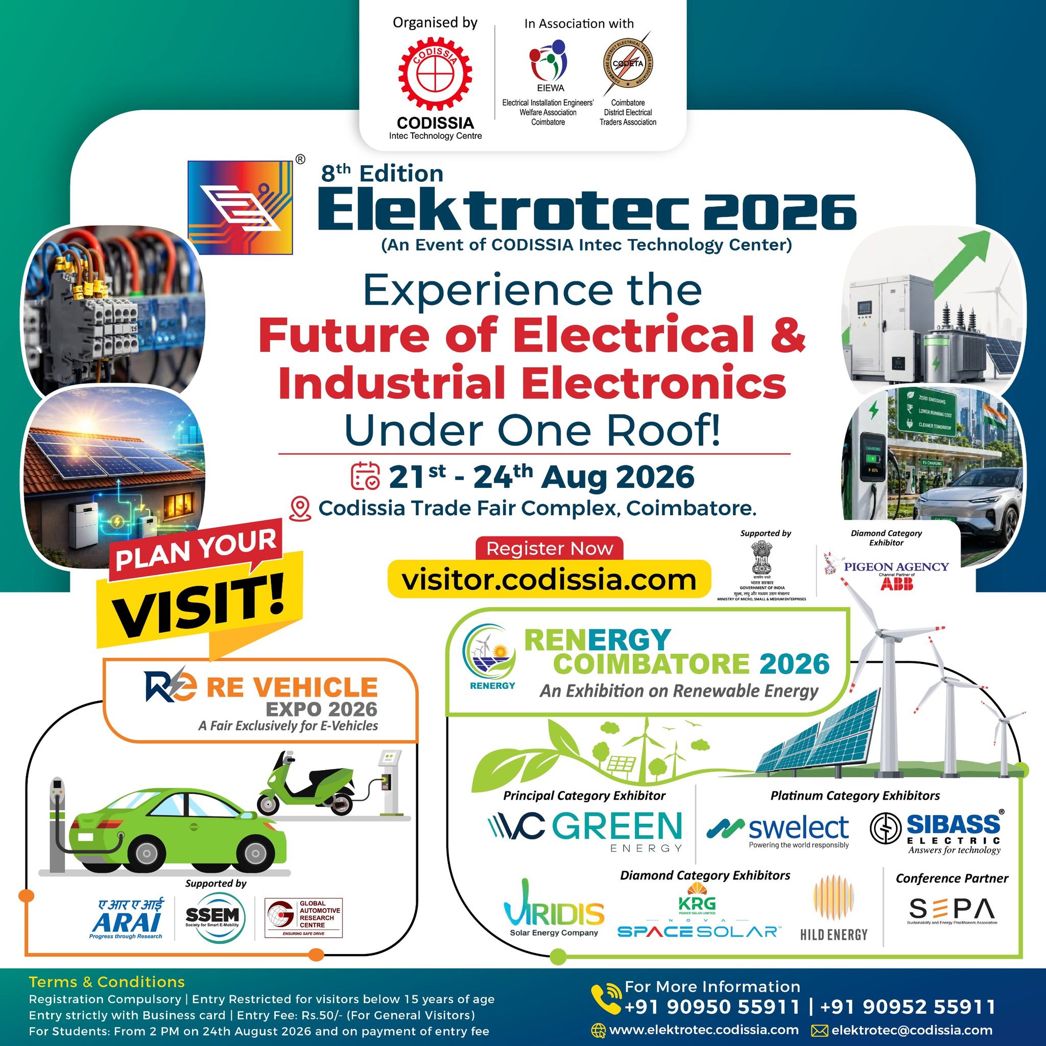 Elektrotec Facebook ad: Register Now - Codissia