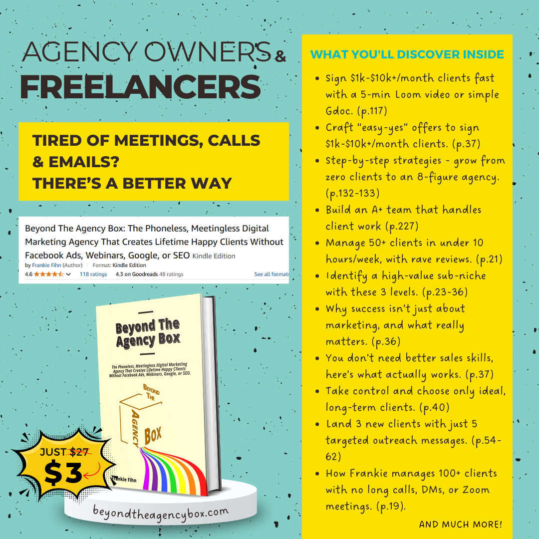 Beyond Agency Profits Facebook ad