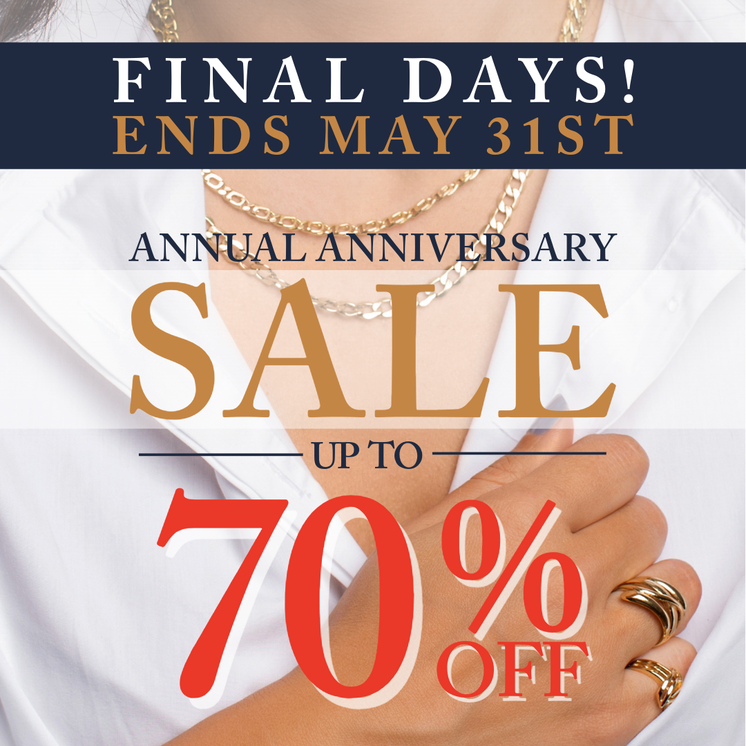 Goldstein's Jewelers Facebook ad: Anniversary Sale!