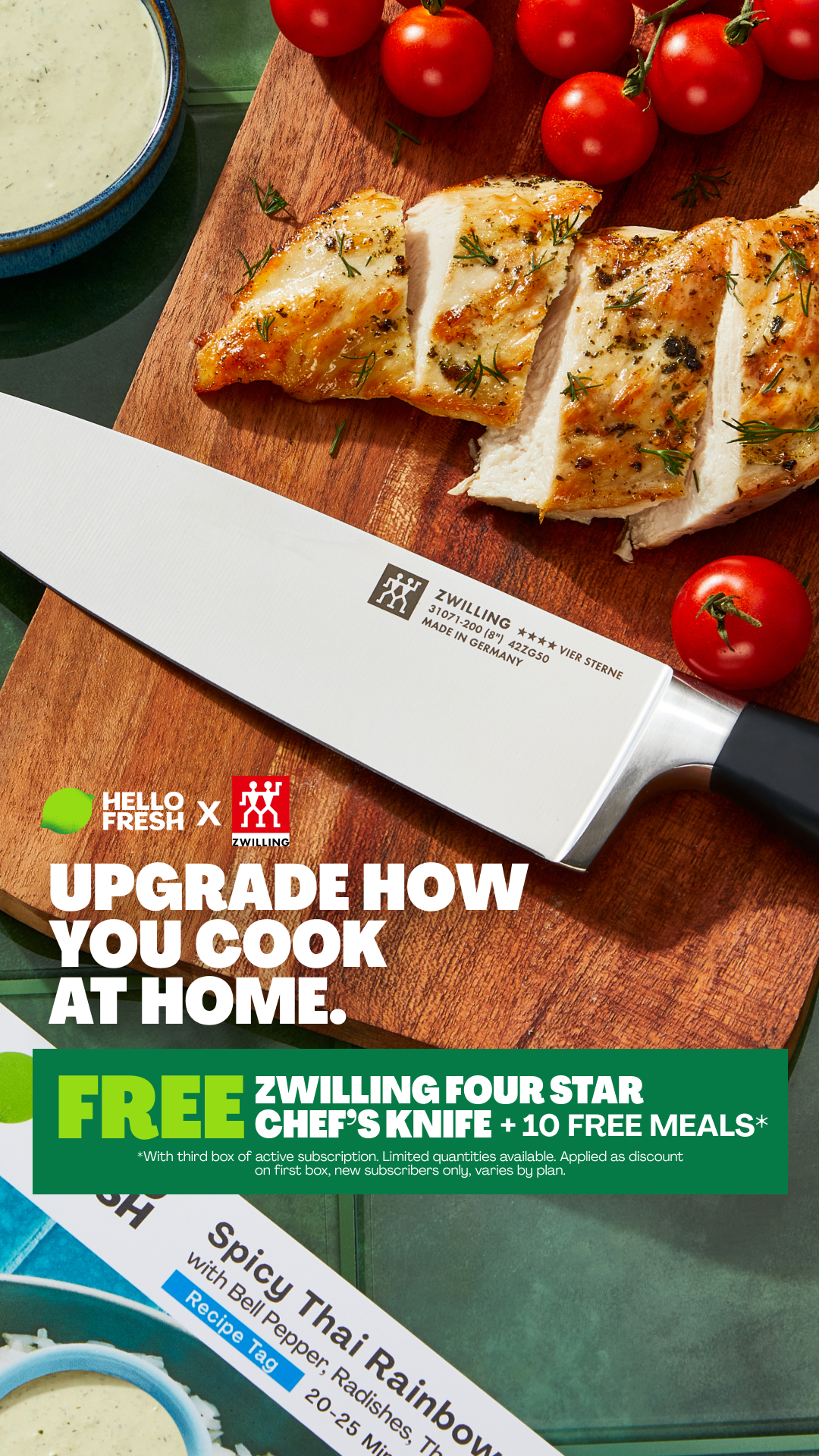 HelloFresh Facebook ad
