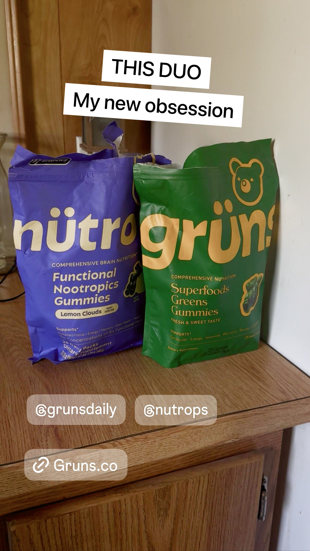 Nütrops Facebook ad