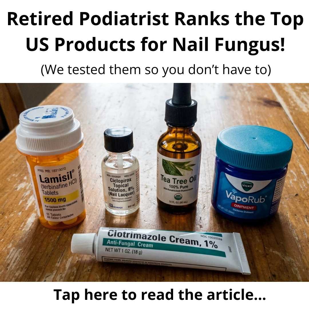Fungus Health Tips Facebook ad: Podiatrist Investigated the Top Products for Nail Fungus