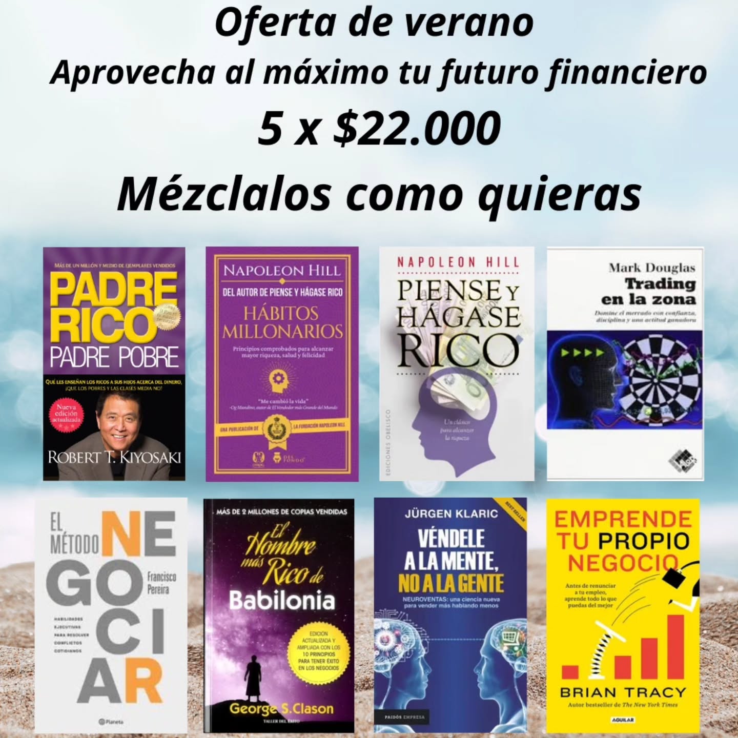 Venta de libros Facebook ad: Oferta de verano