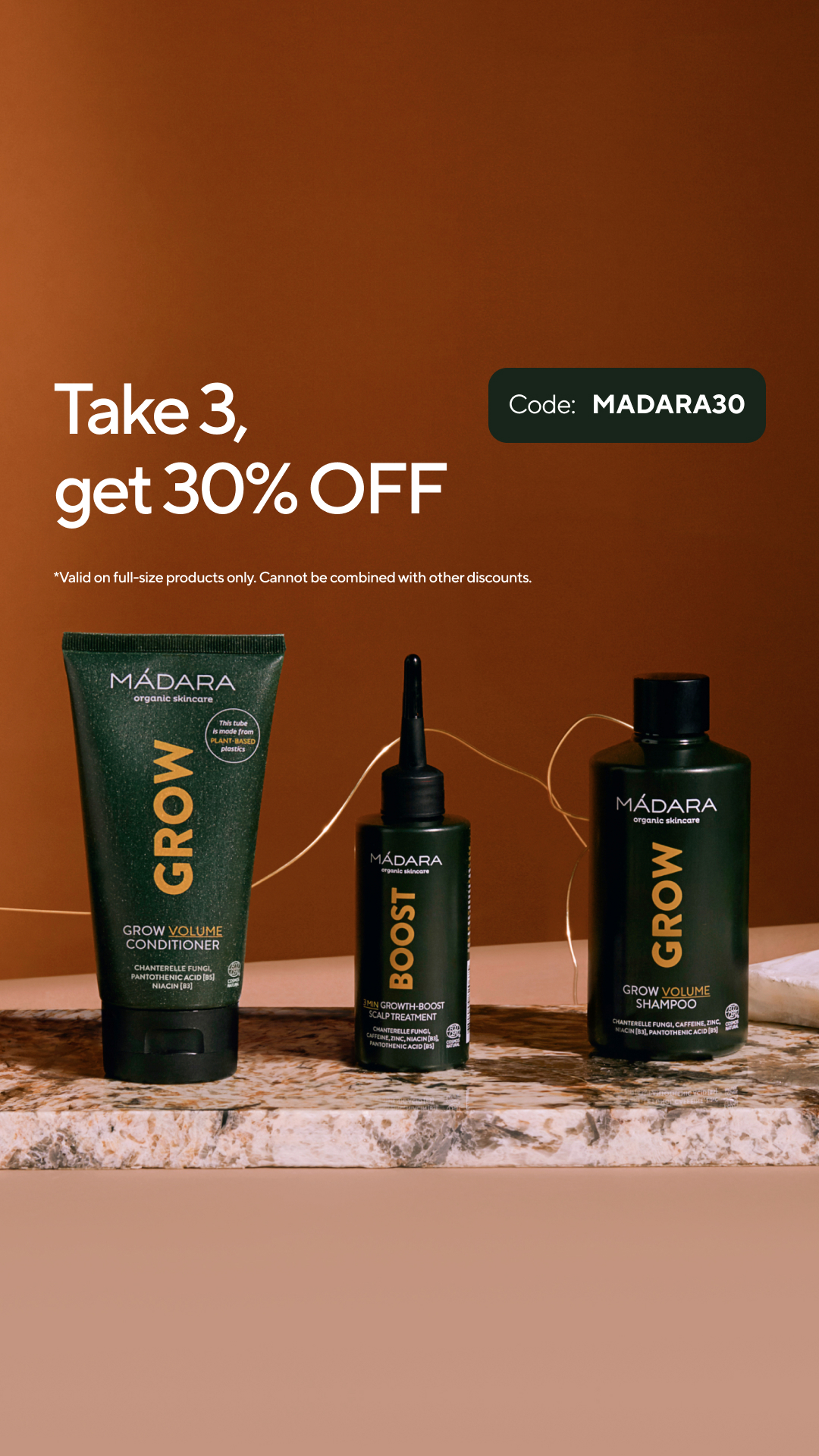Mádara Organic Skincare Facebook ad
