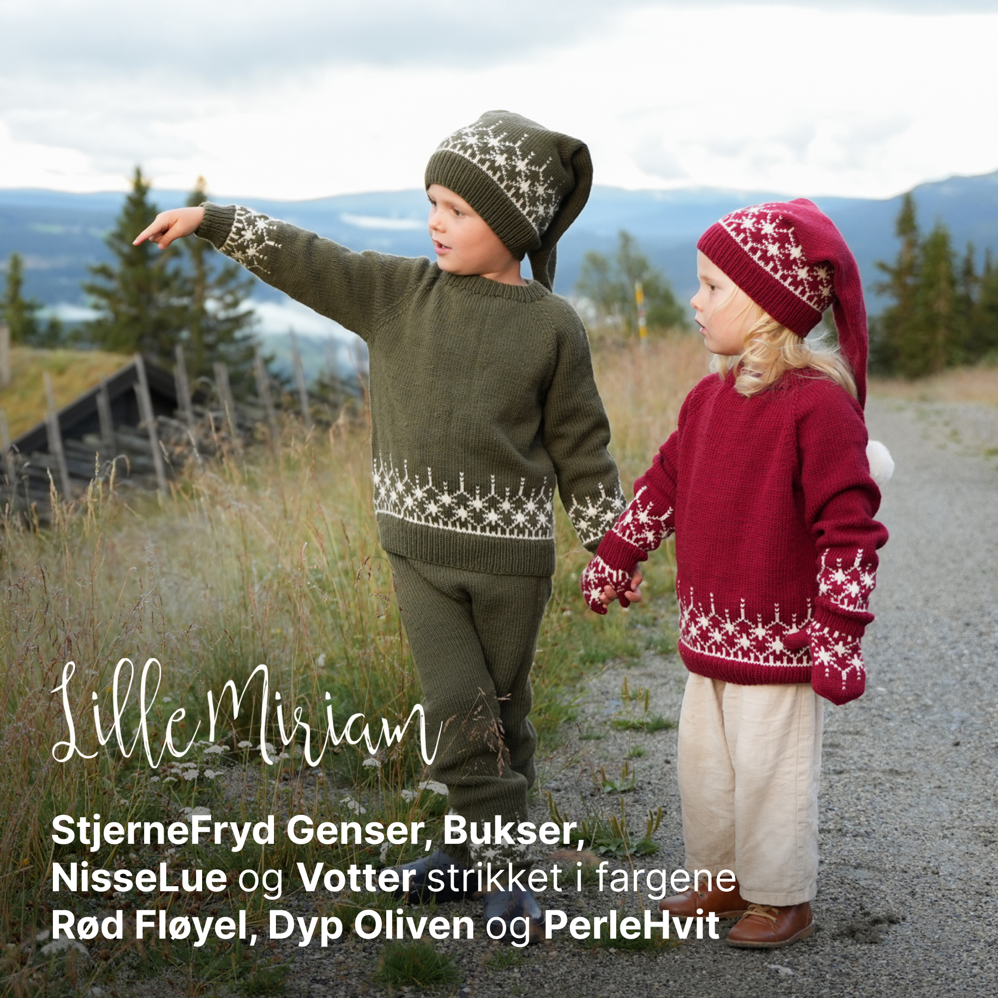 LilleMiriam - Strikkeoppskrifter og garn Facebook ad