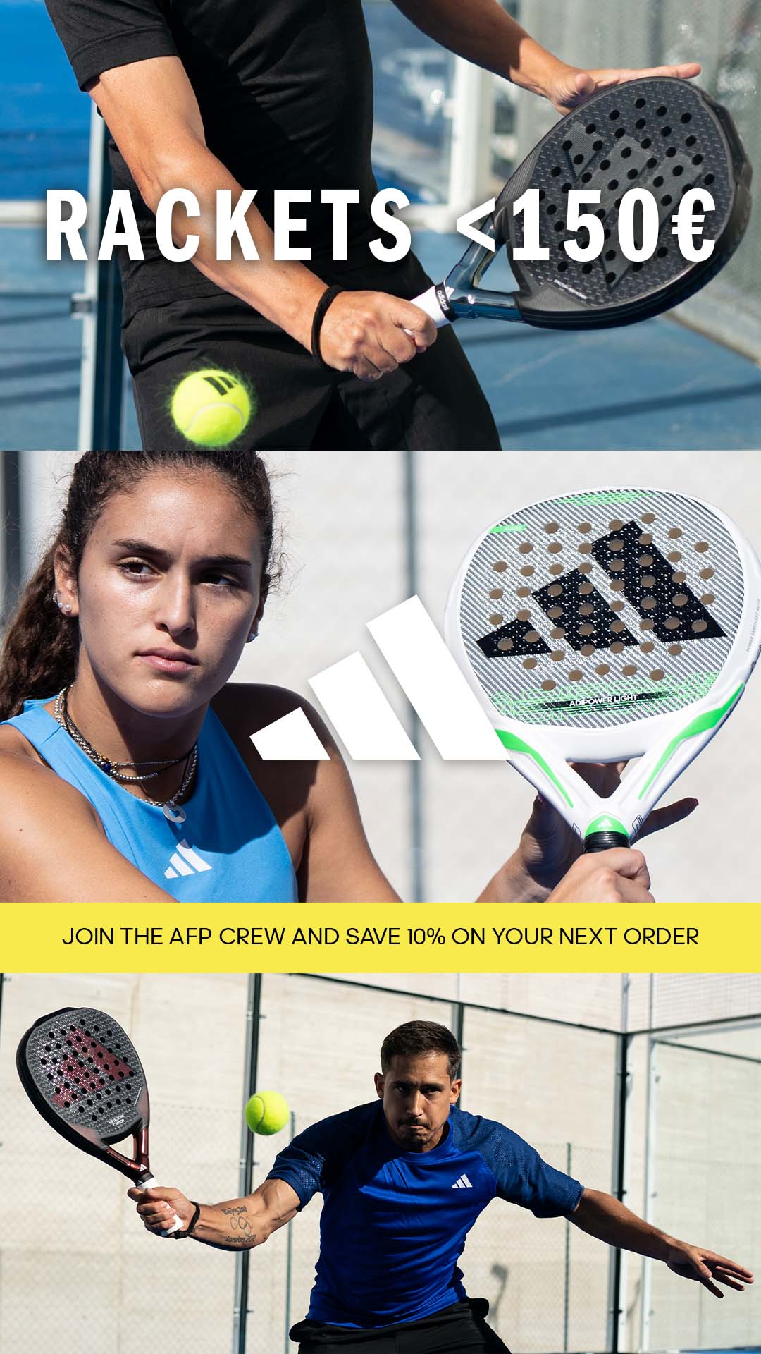 adidas padel Facebook ad