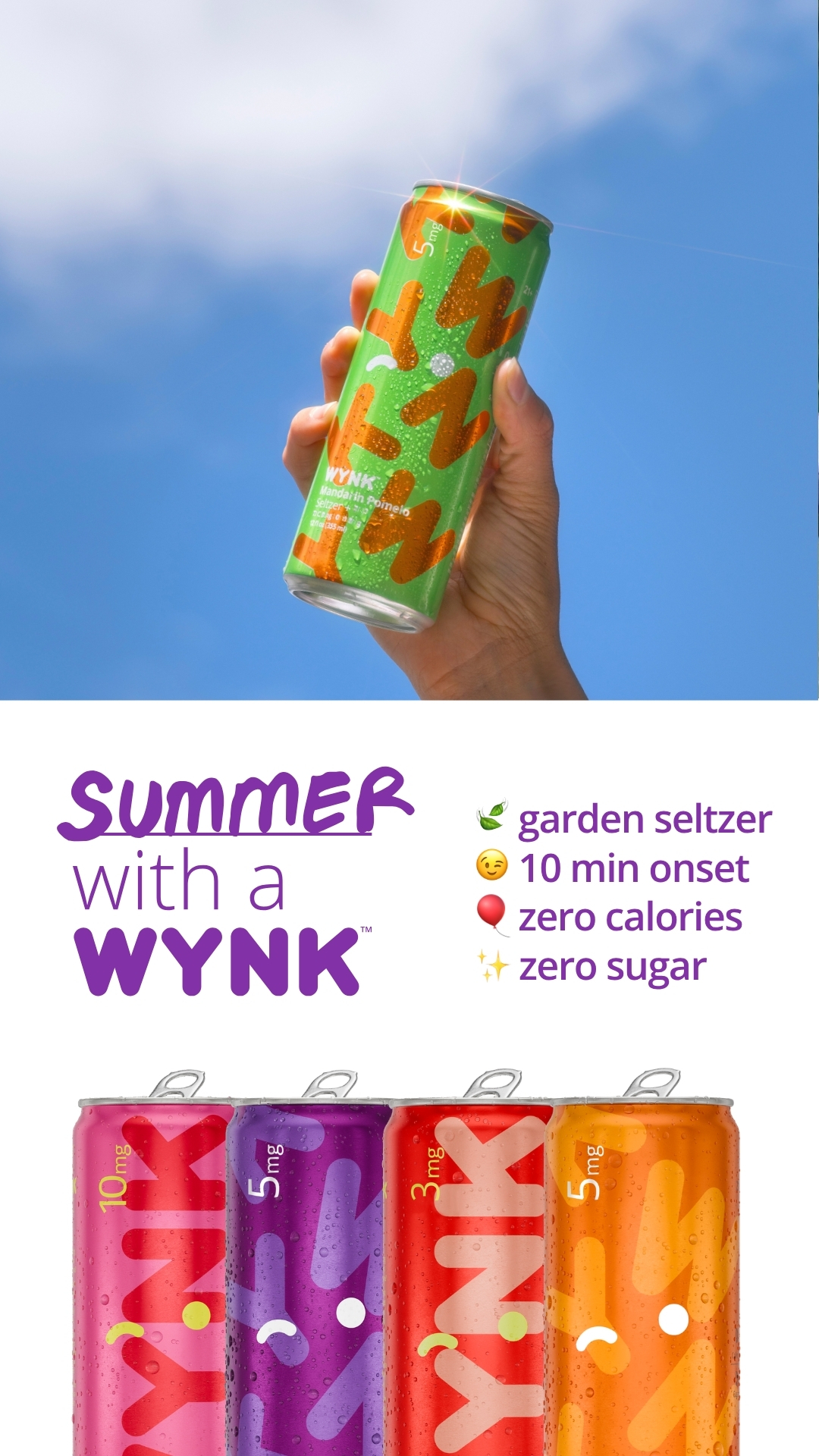 Wynk Seltzer Facebook ad