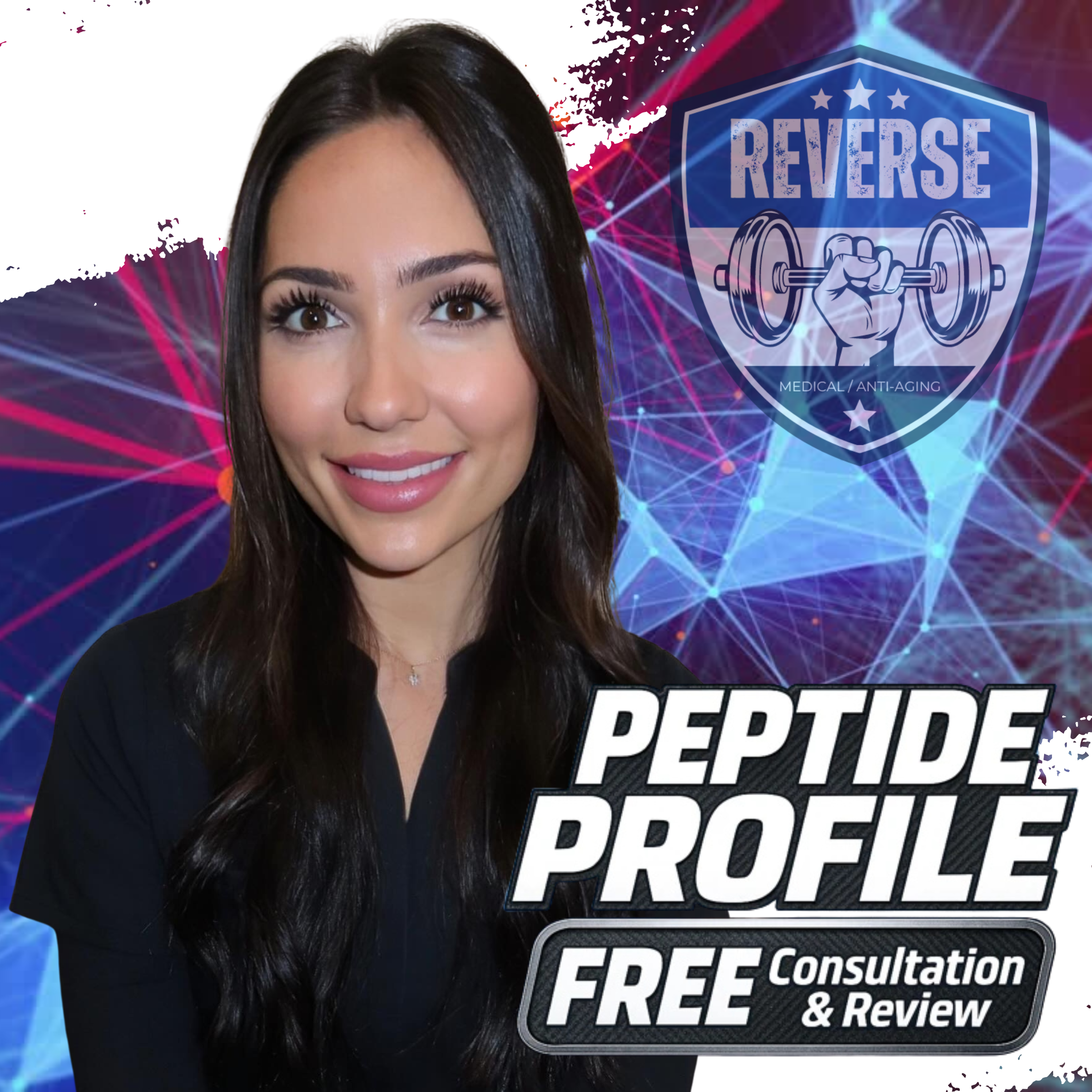Dr. Rucker's Reverse Medical Facebook ad: Peptide therapy turns those signals back up