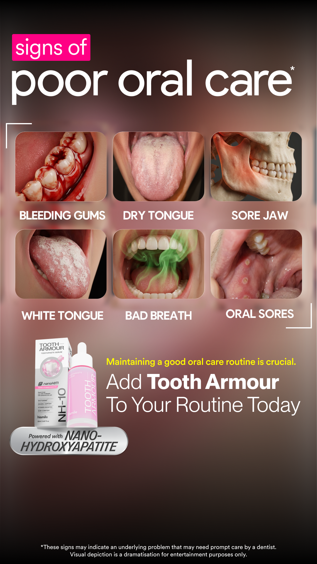 Hismile Facebook ad