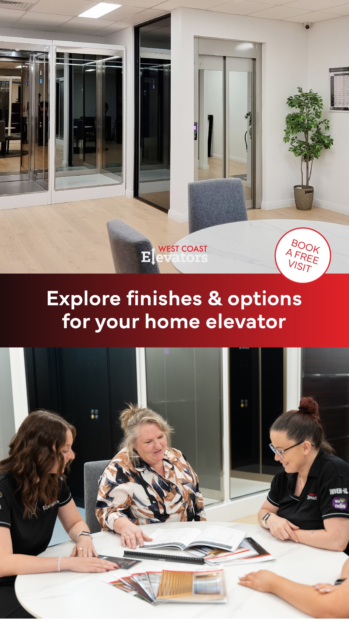 West Coast Elevators Facebook ad