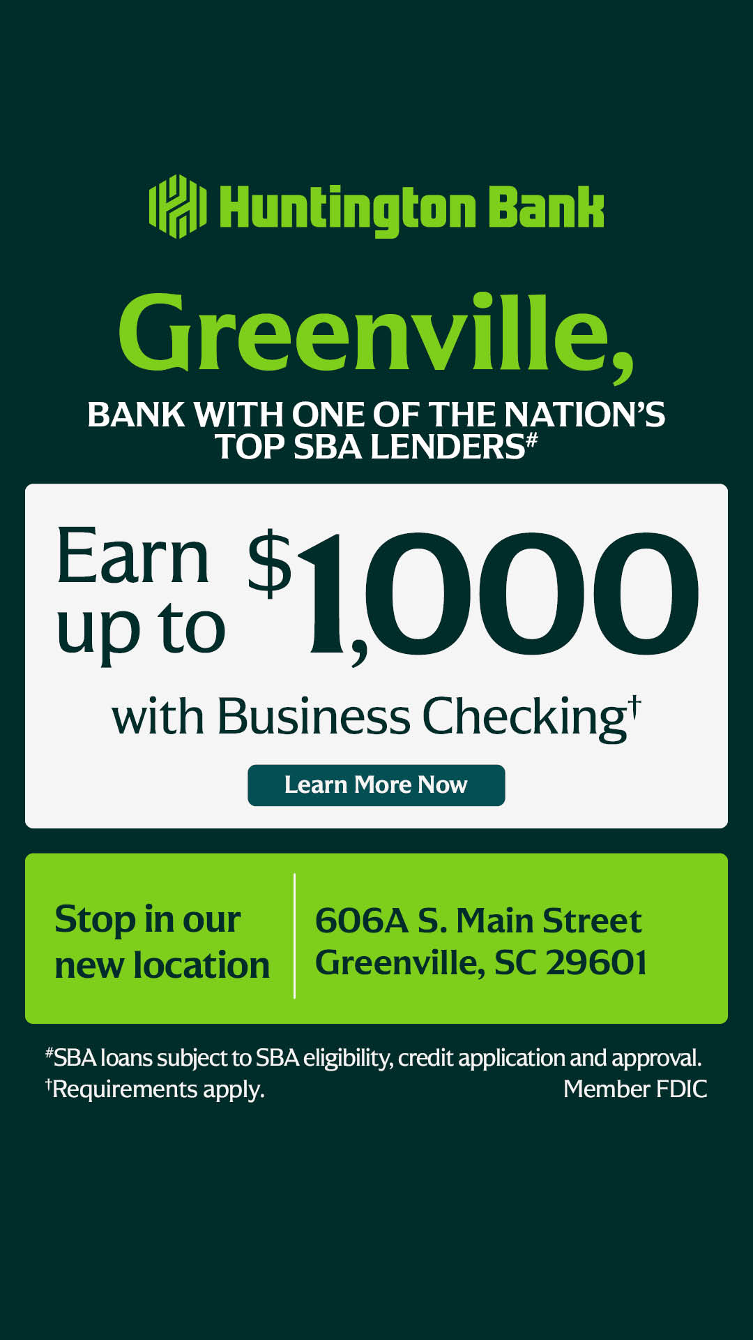 Huntington National Bank Facebook ad