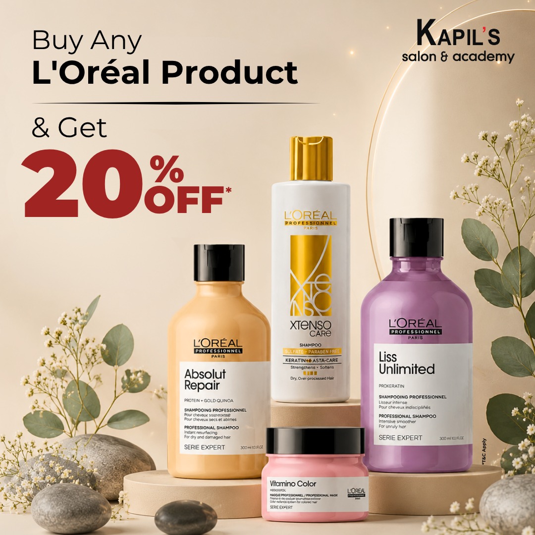 Kapils Salon & Academy Facebook ad