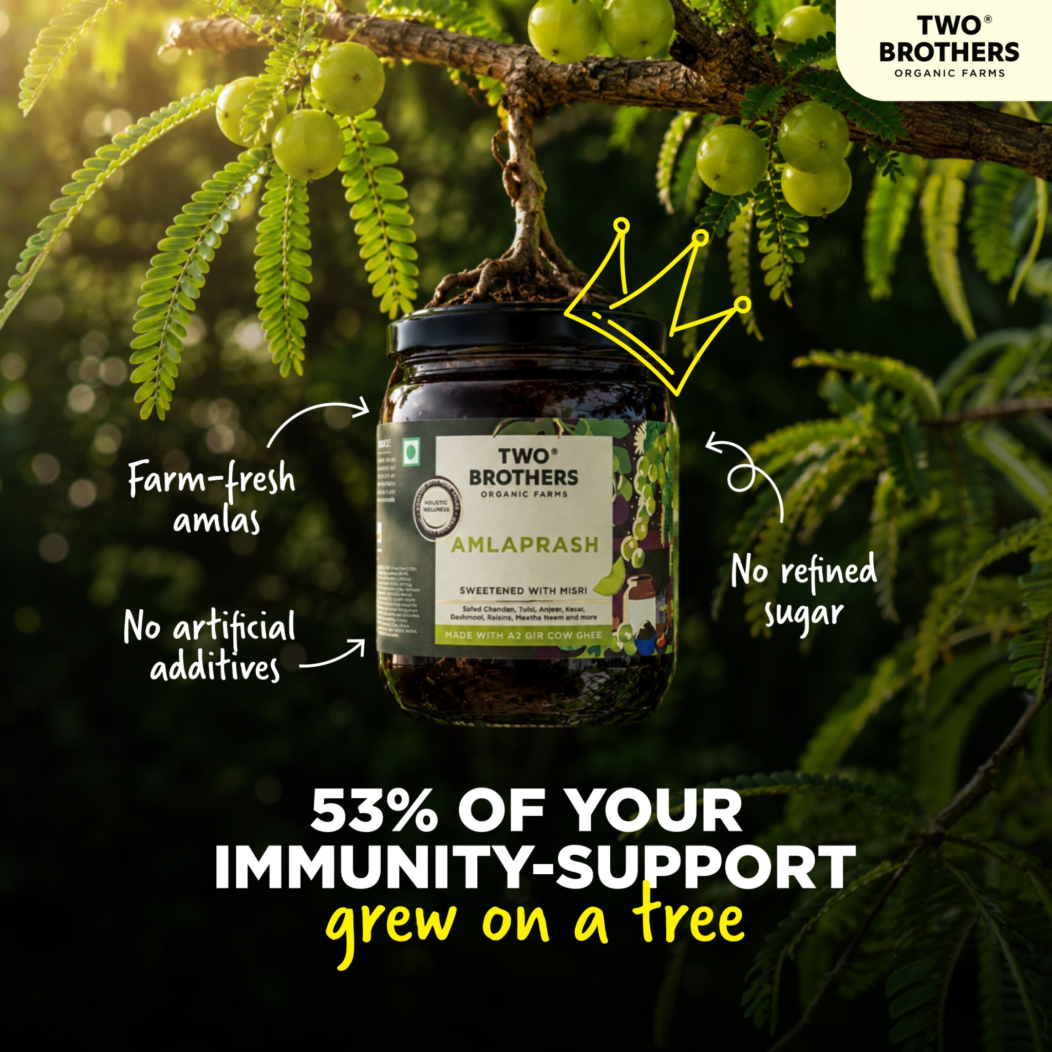 Two Brothers Organic Farms Facebook ad