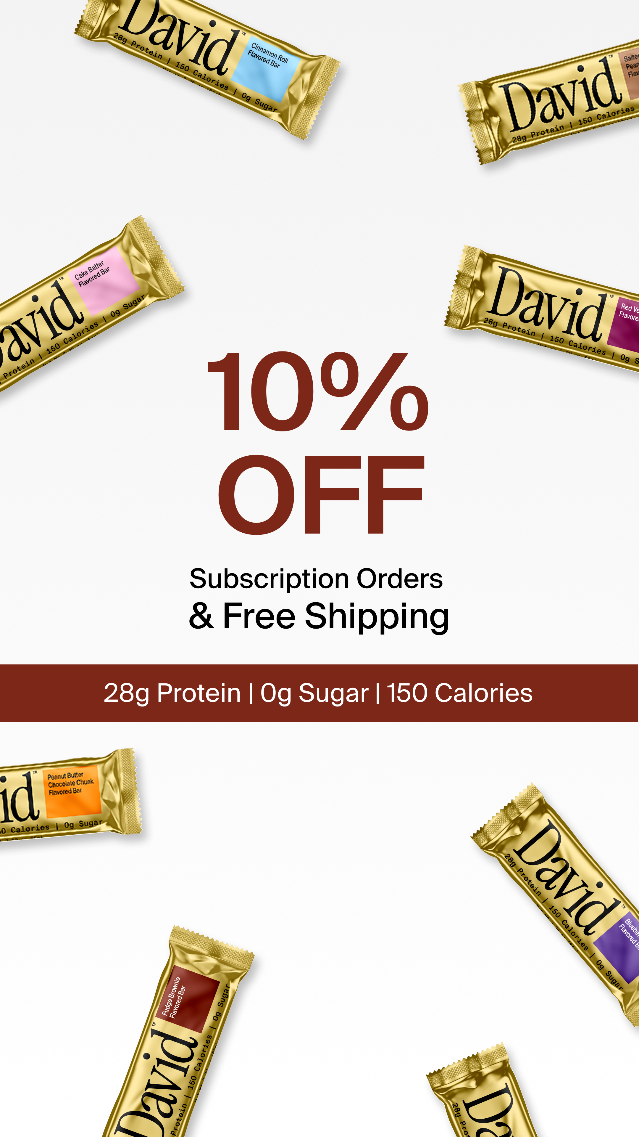 David Protein Facebook ad