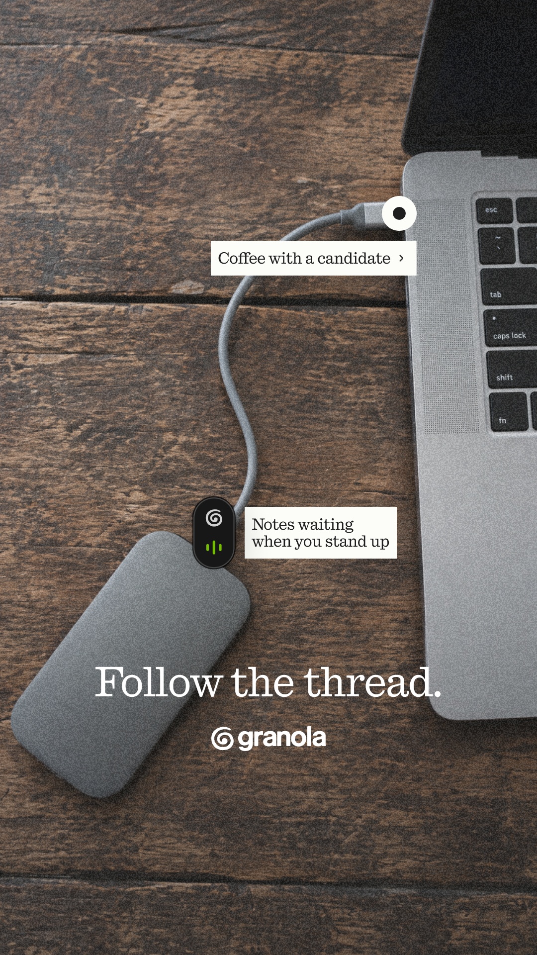 Granola - AI notepad Facebook ad
