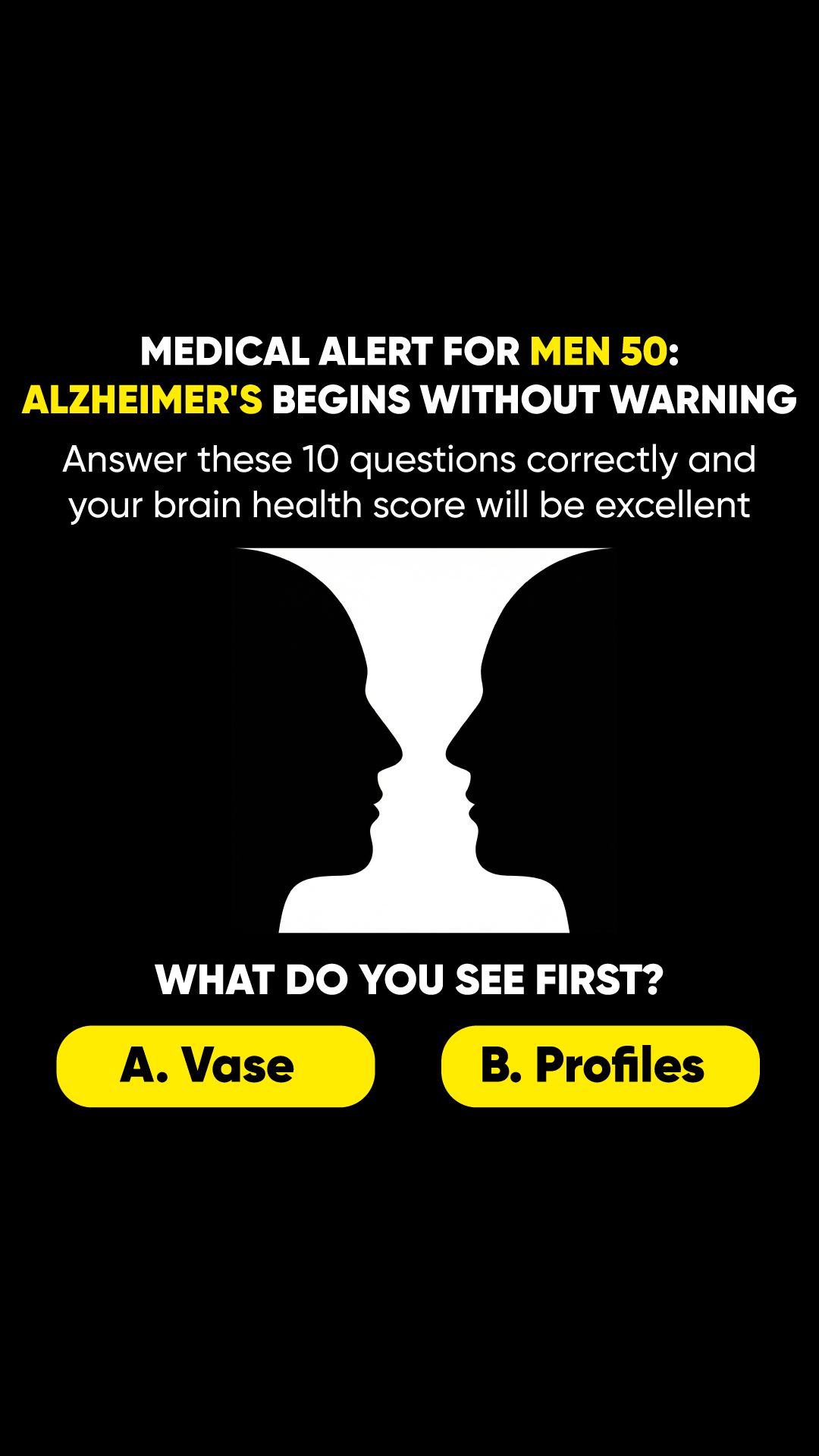 Brain Health Check Facebook ad