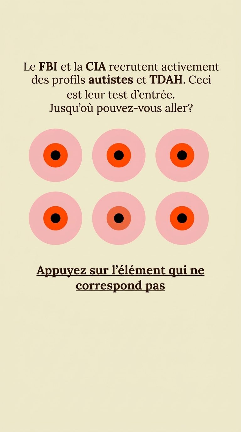 International IQ test Facebook ad