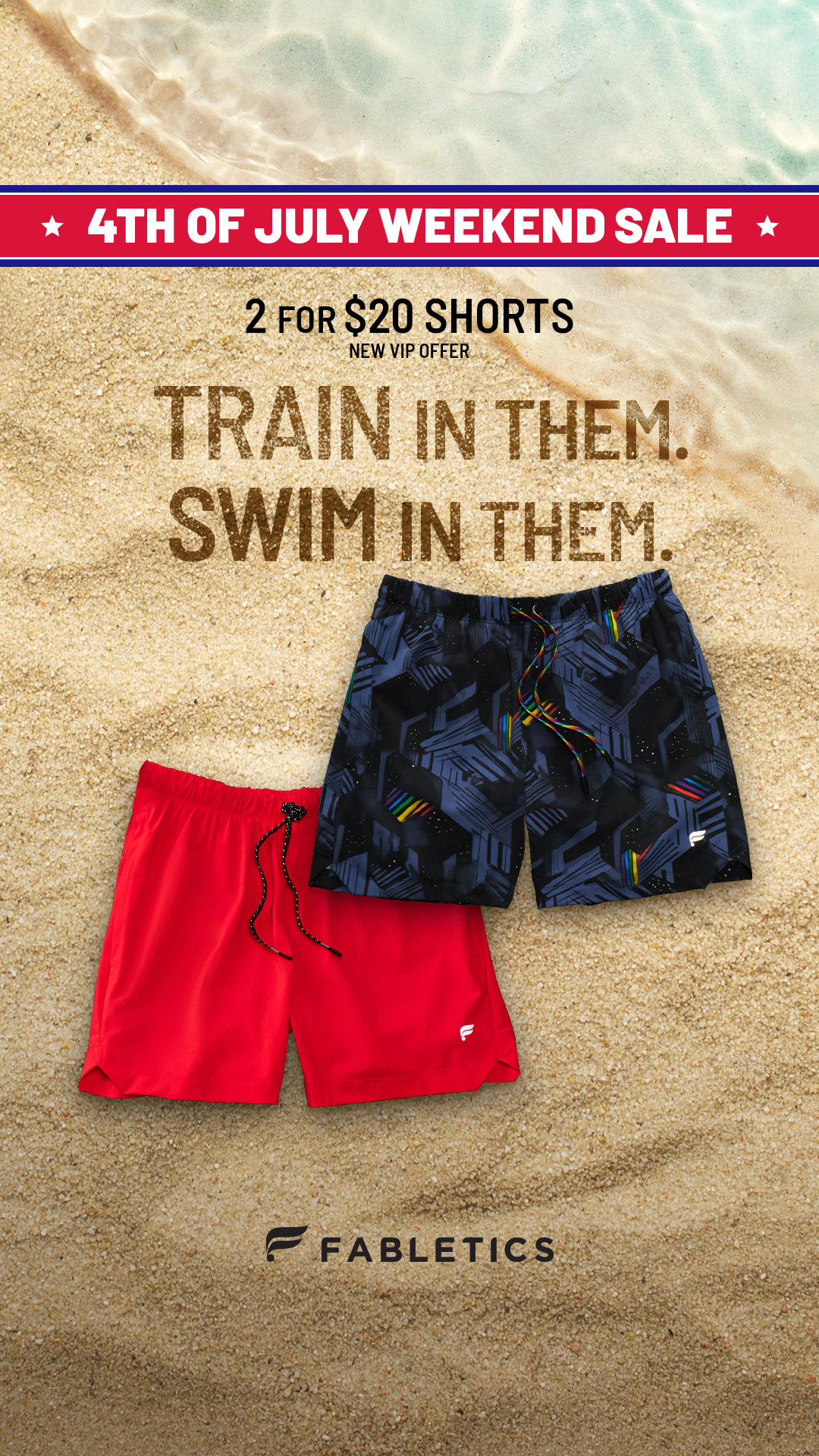 Fabletics Men Facebook ad