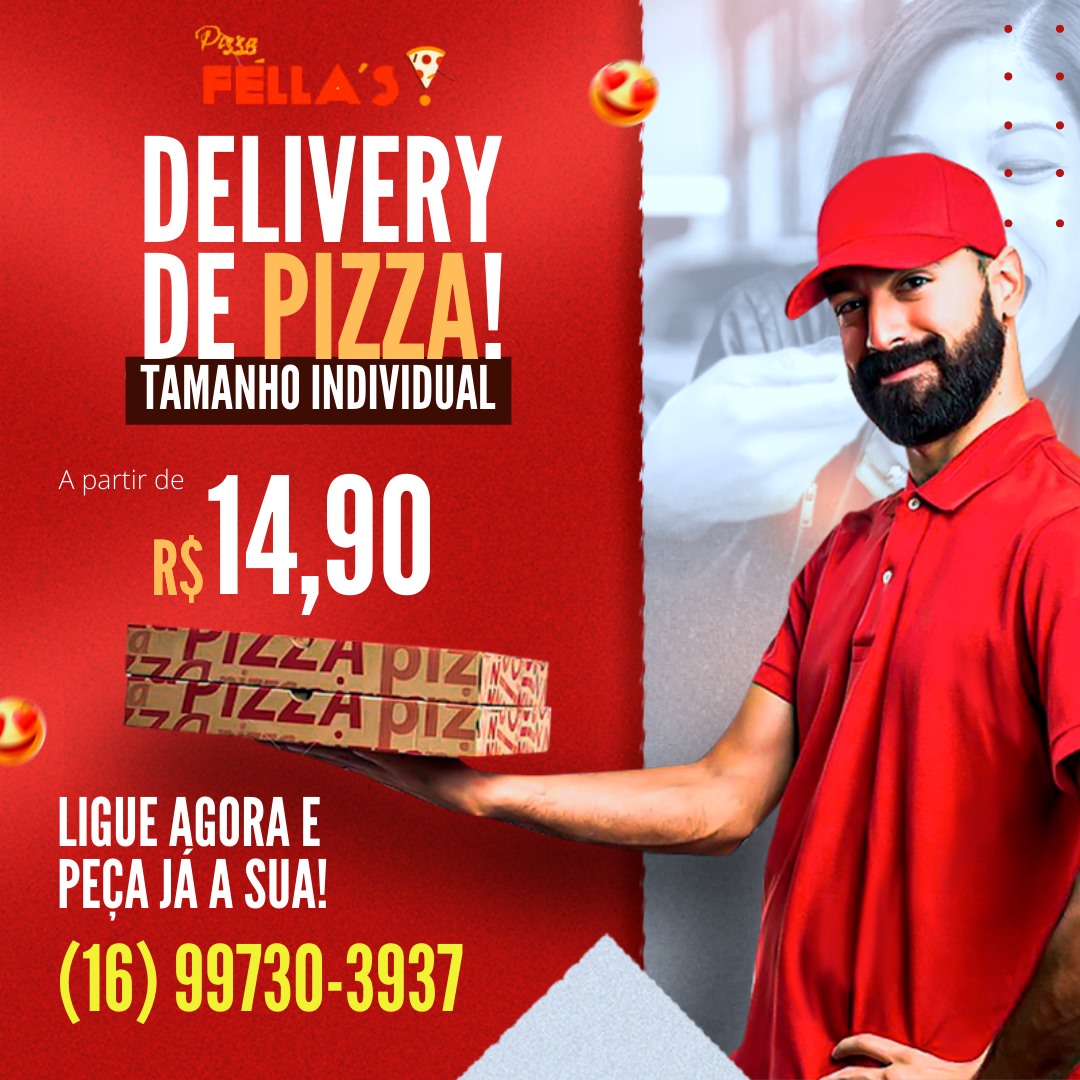 Pizza Fellas Facebook ad: Pizzas A PARTIR DE R$14,90?