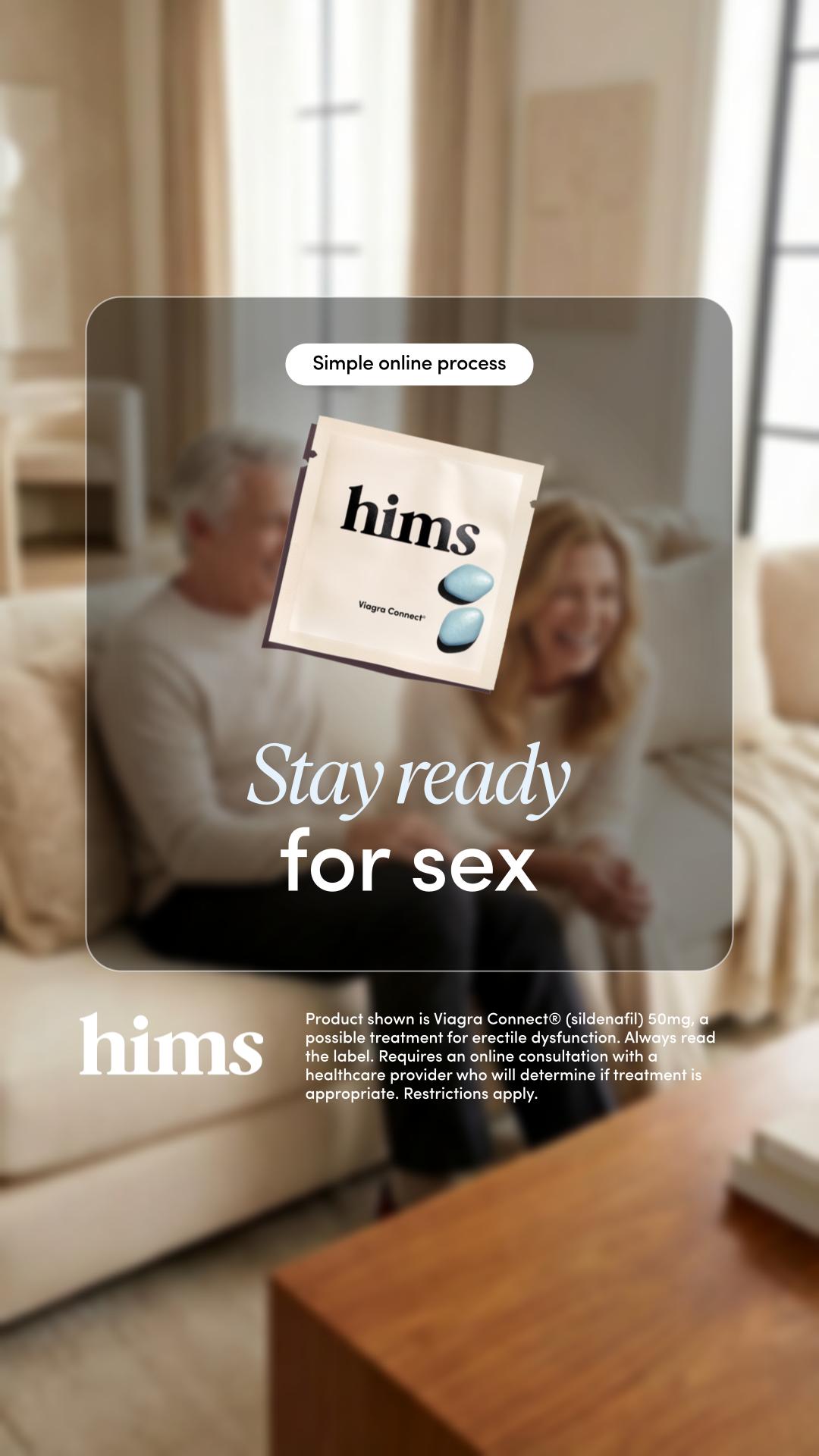 hims Facebook ad