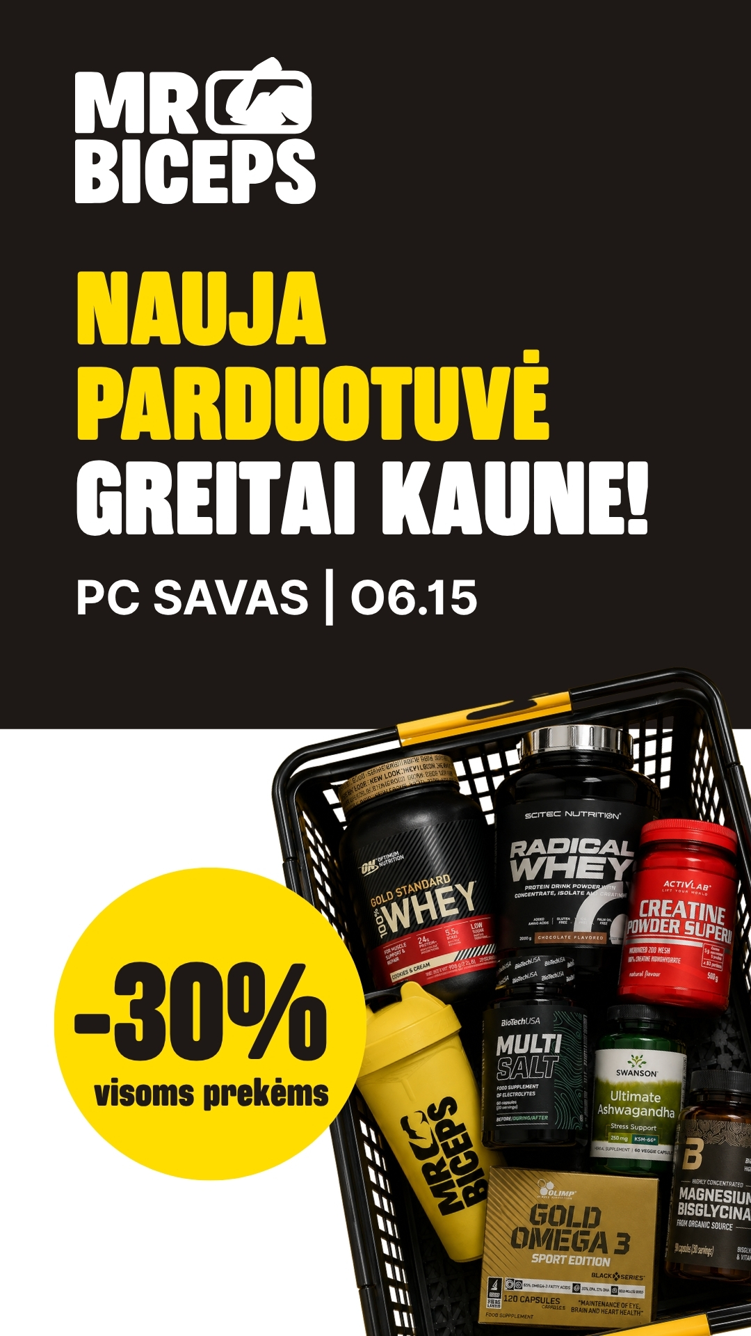 MrBiceps - Maisto Papildai Facebook ad