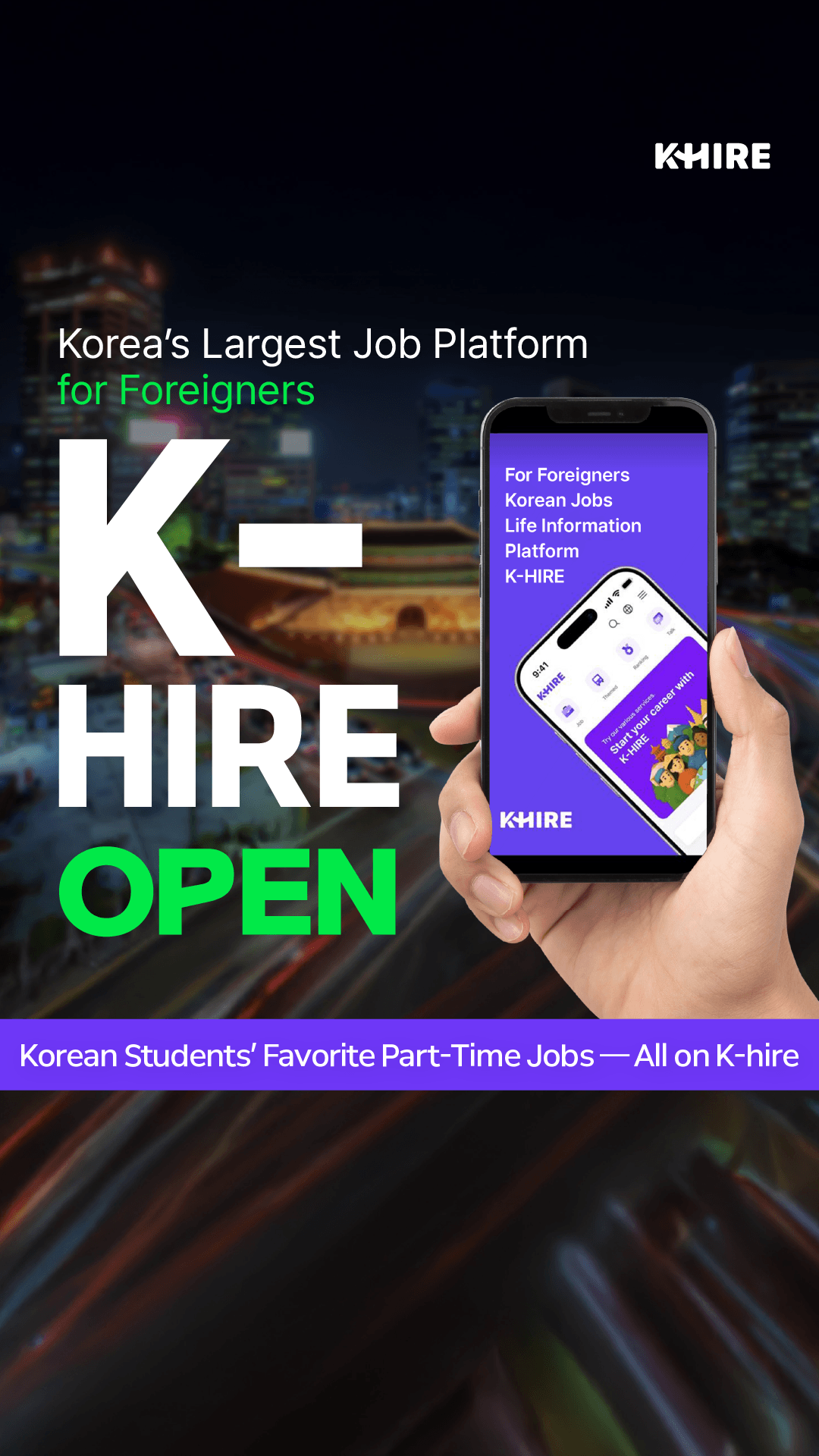 K-hire Facebook ad