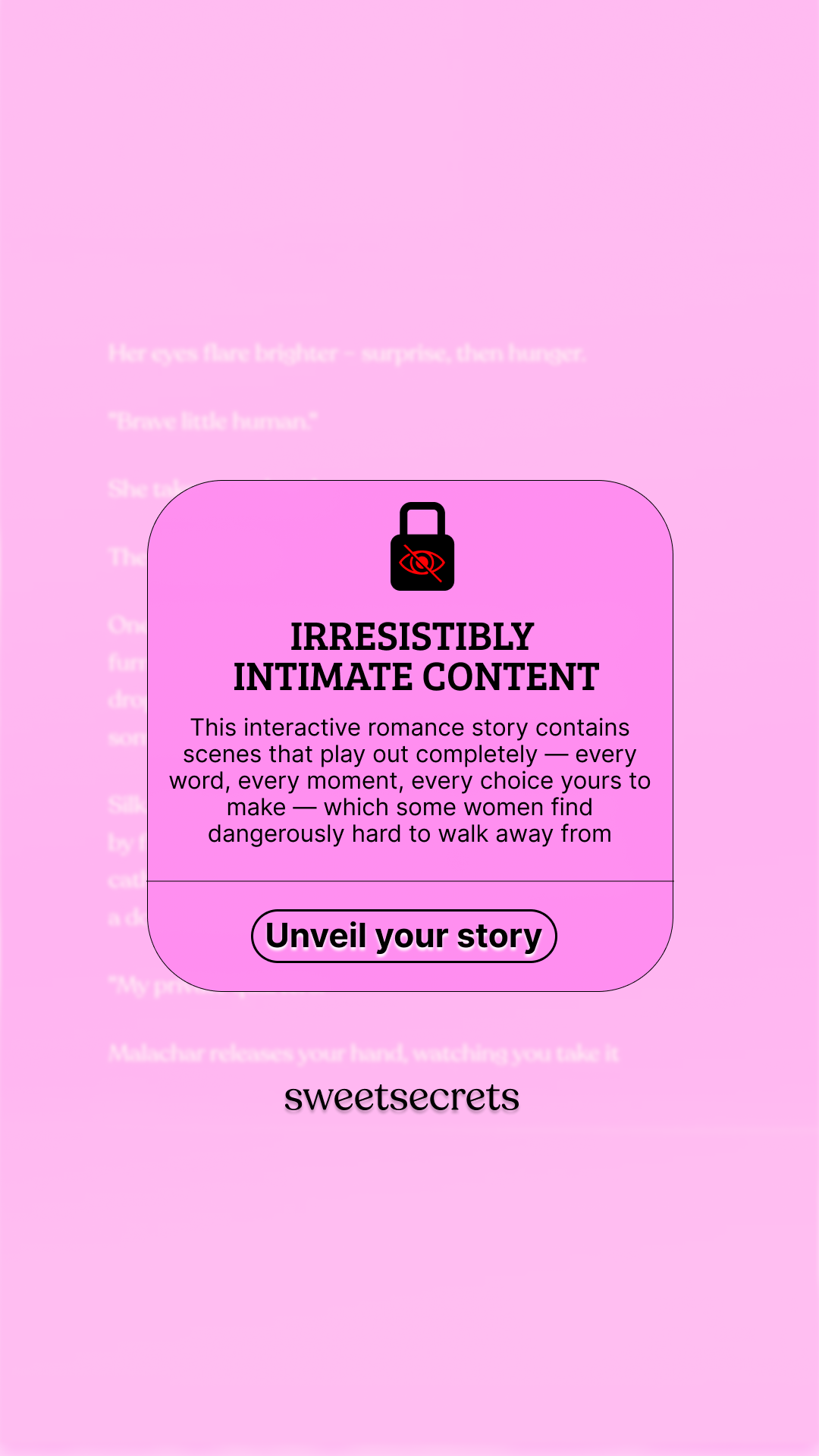 Sweetsecrets Facebook ad