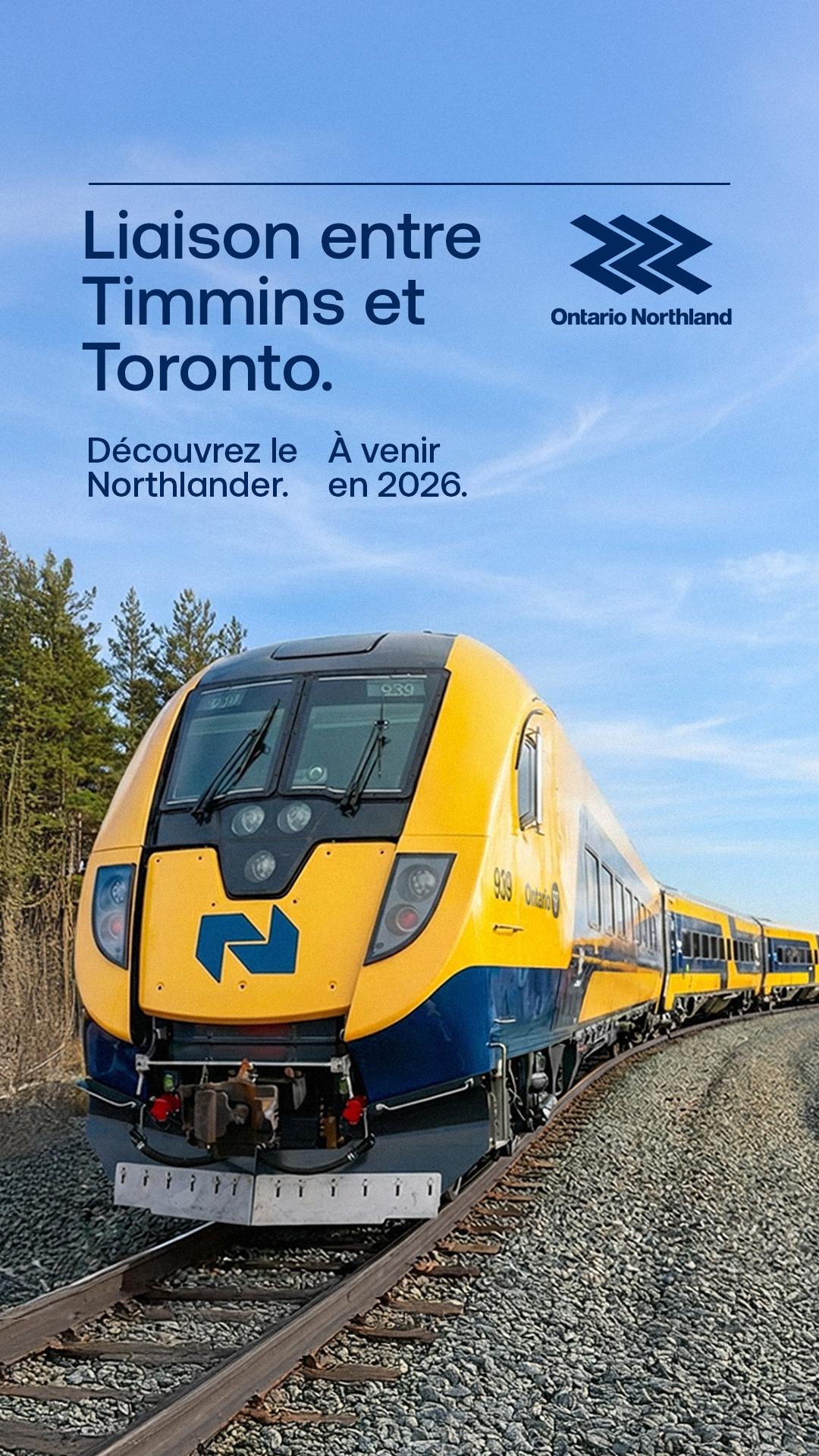 Ontario Northland Facebook ad