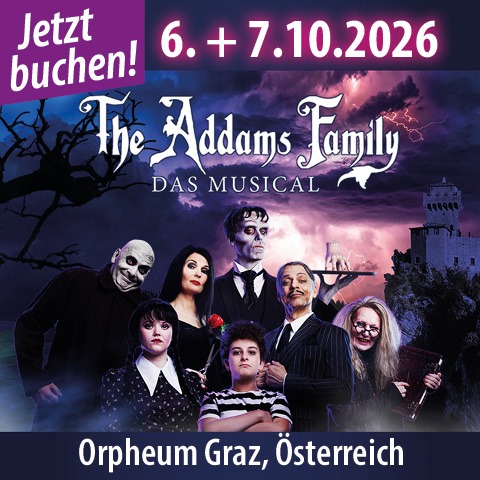 Addams Family - Musical Tour Facebook ad: The Addams Family - Das Musical