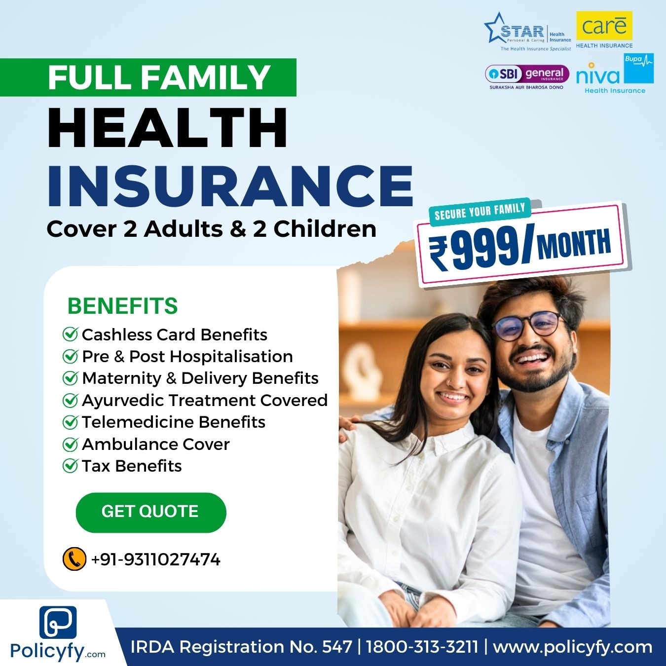 Policyfy Facebook ad from Feb 2, 2026