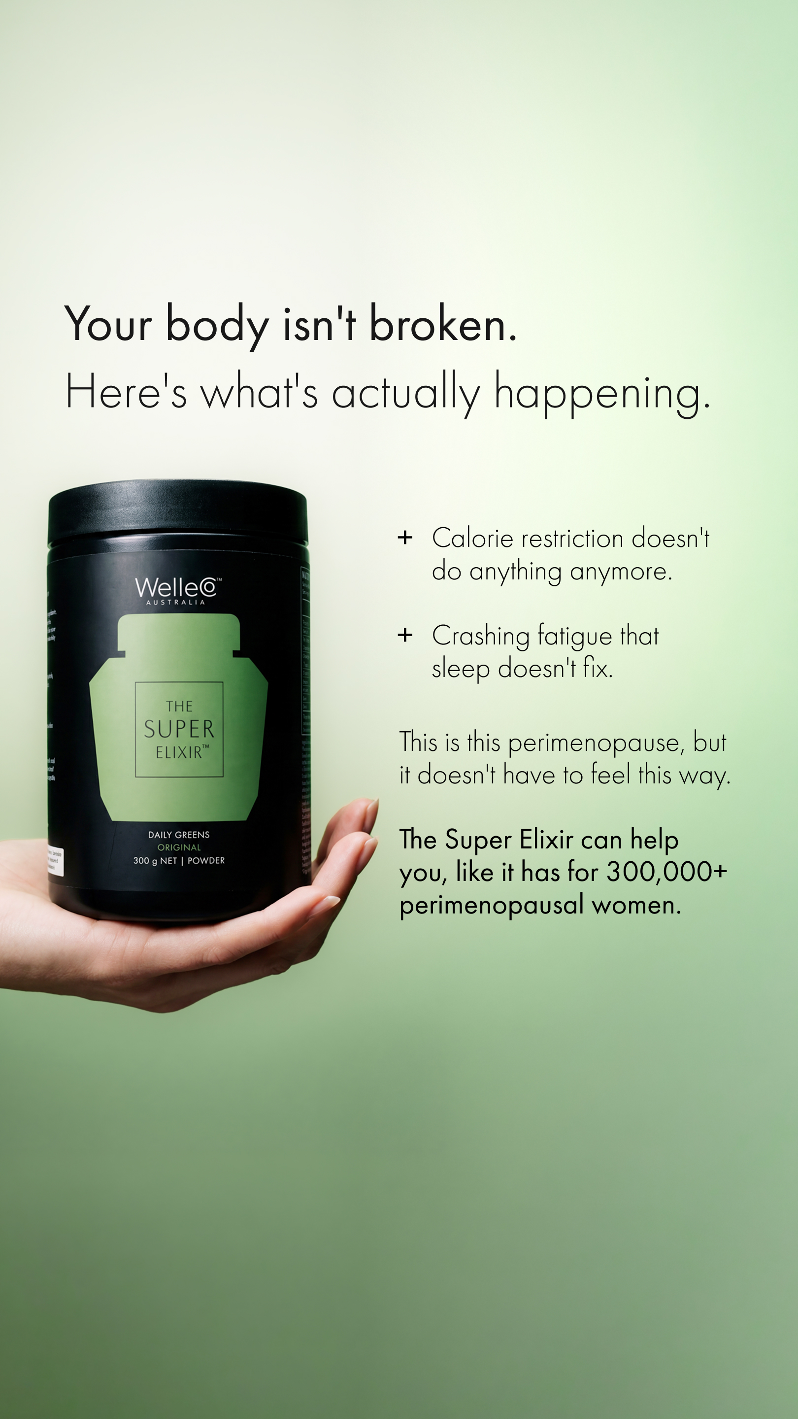 WelleCo Facebook ad