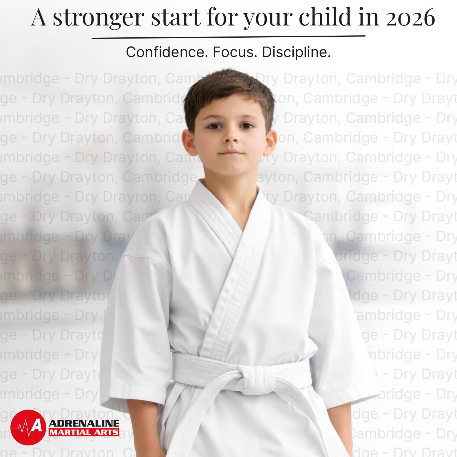 Adrenaline Martial Arts Facebook ad from Jan 1, 2026