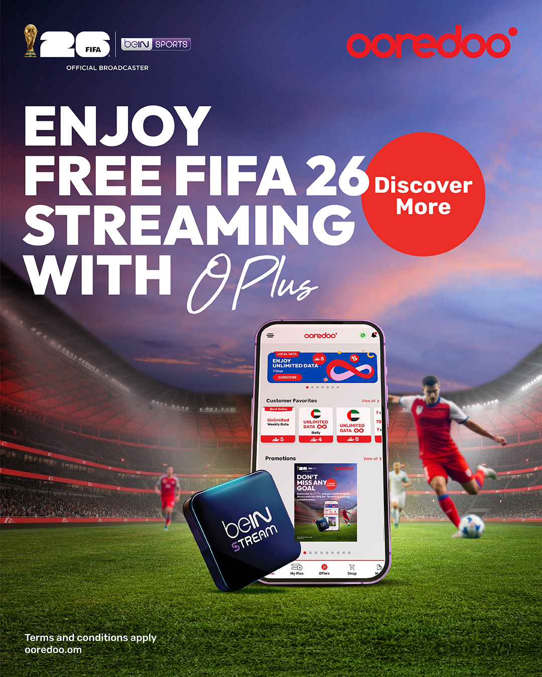 Ooredoo Oman Facebook ad