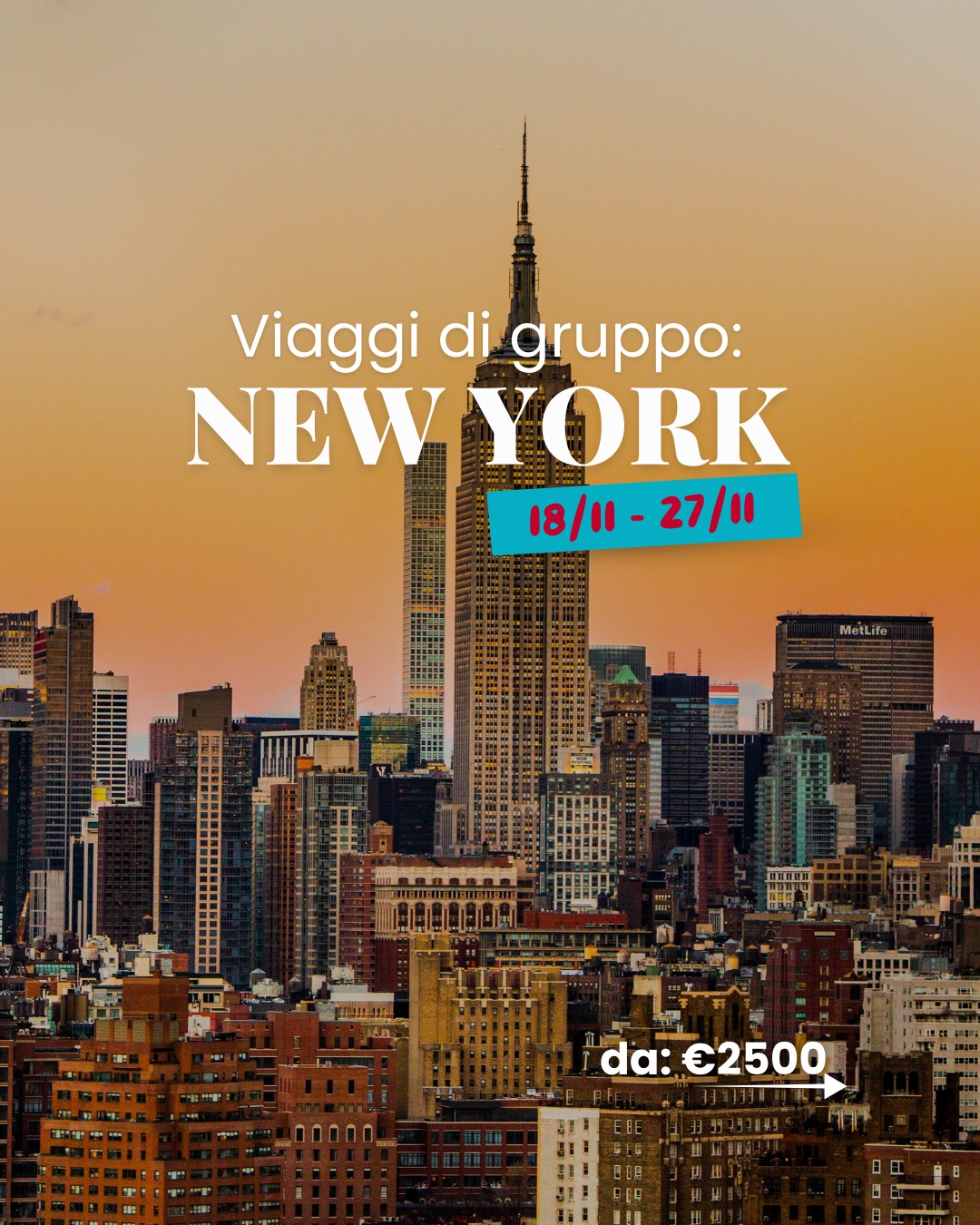 In Viaggio con il Fotografo - Vanessa Viaggi & Christian Ghelardini Facebook ad: Viaggio fotografico a New York