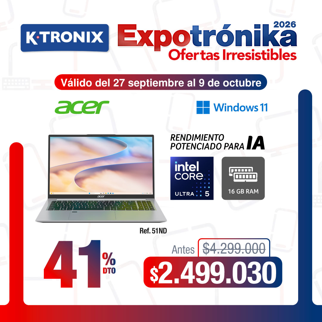 Ktronix Facebook ad: ACER Aspire Go