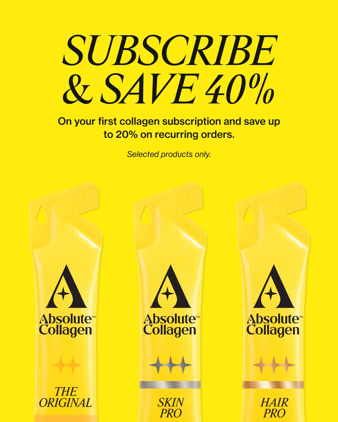 Absolute Collagen Facebook ad